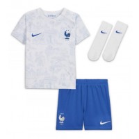 Francúzsko Matteo Guendouzi #6 Vonkajší Detský futbalový dres MS 2022 Krátky Rukáv (+ trenírky)